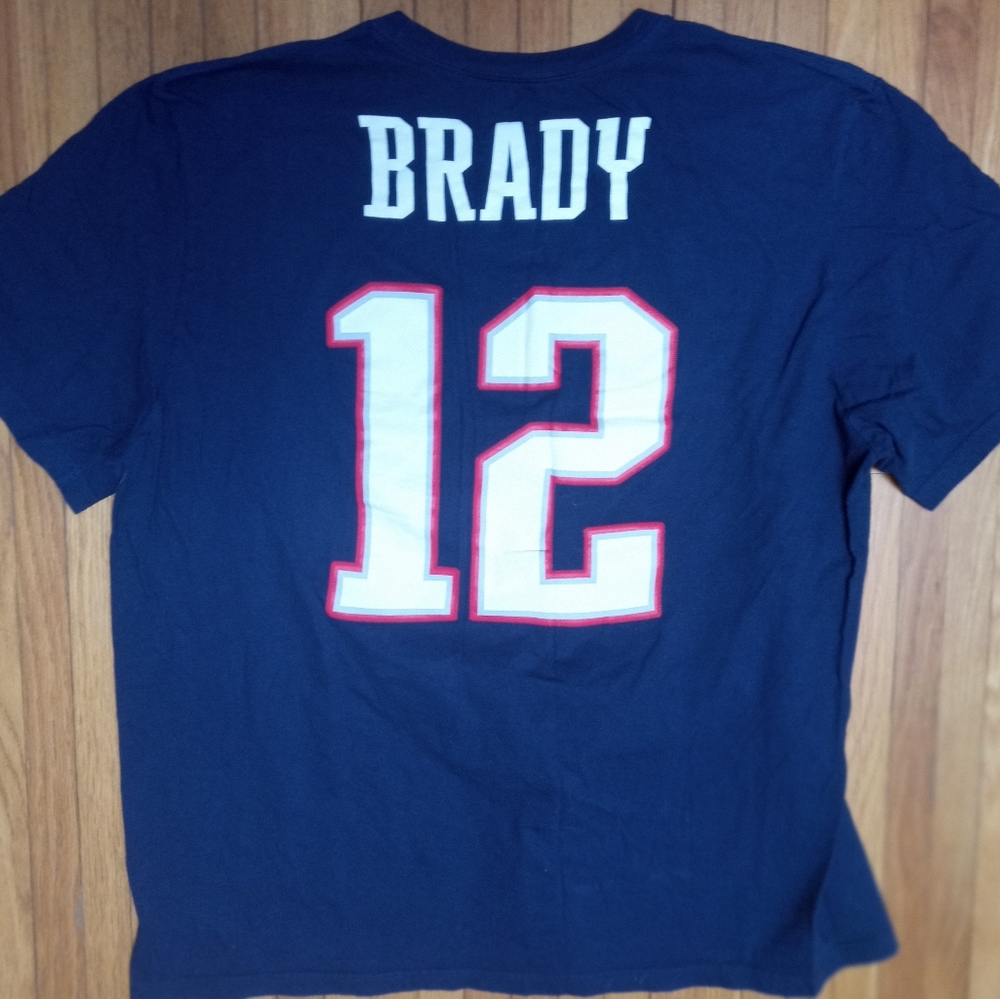 Nike Men's Navy Blue Brady #12 Jersey